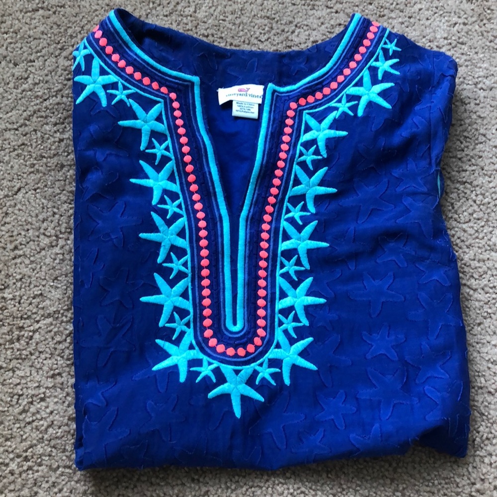 Beautiful Blue Vineyard Vines Shift Dress